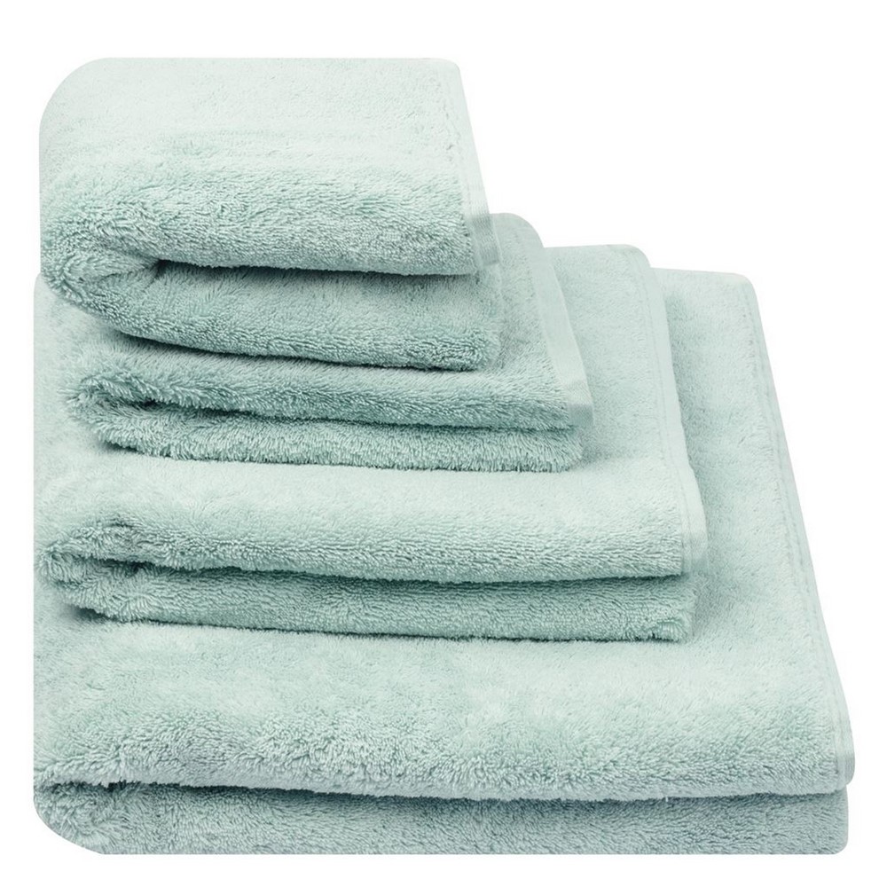 Loweswater Organic Cotton Towels By Designers Guild in Celadon Green